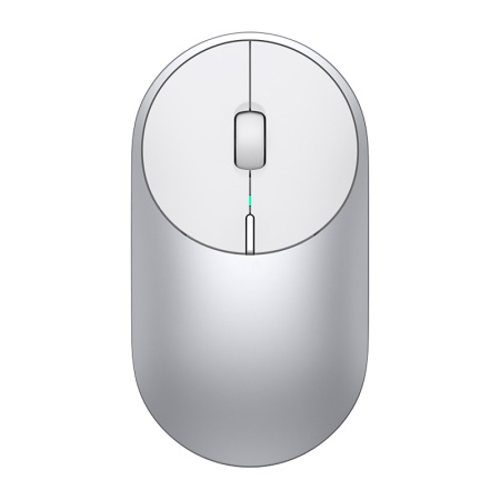Мышь Xiaomi Mi Portable Mouse 2 Bluetooth серебристый